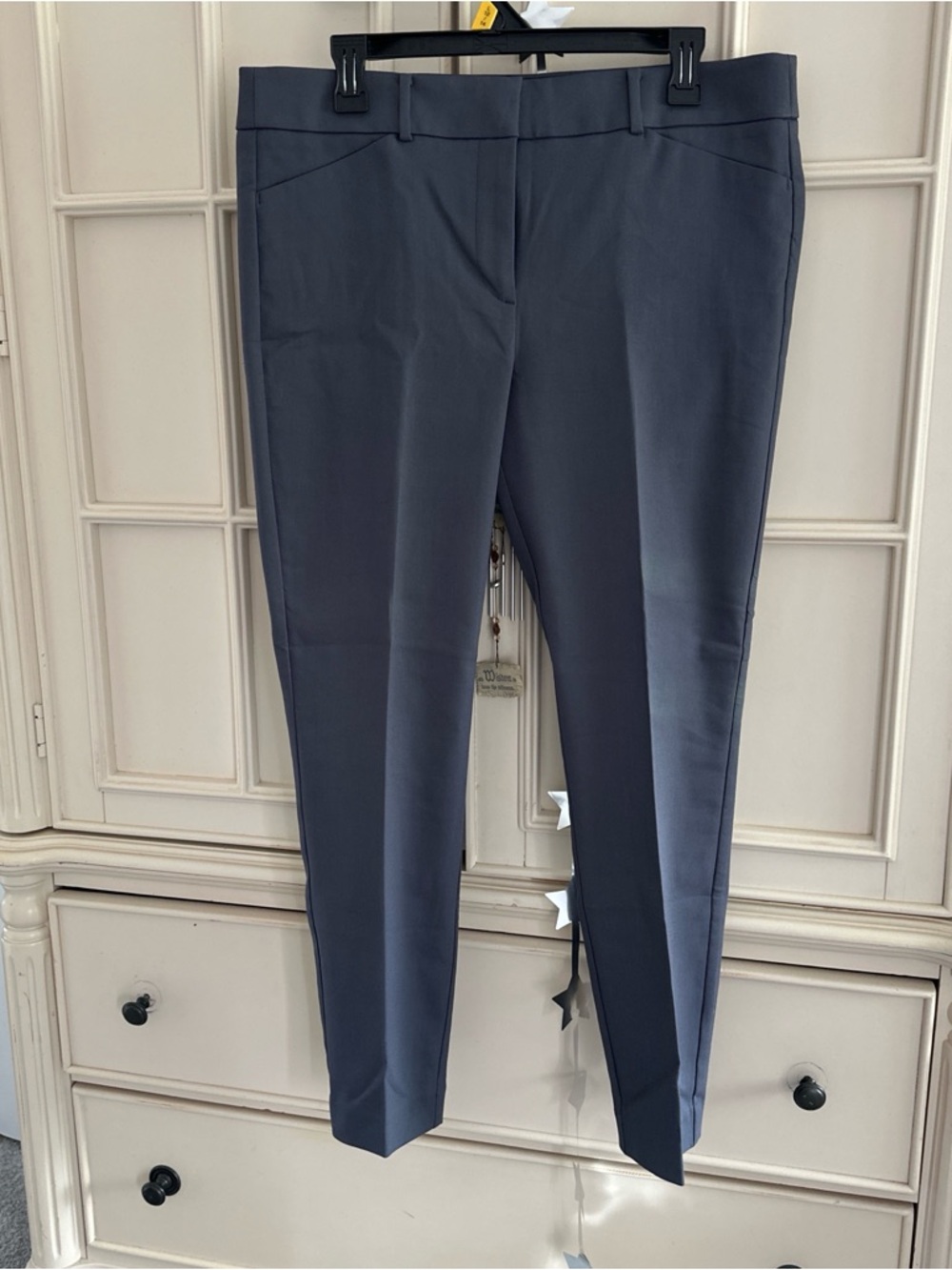 LOFT Marisa Straight Pants - Slate Navy Blue